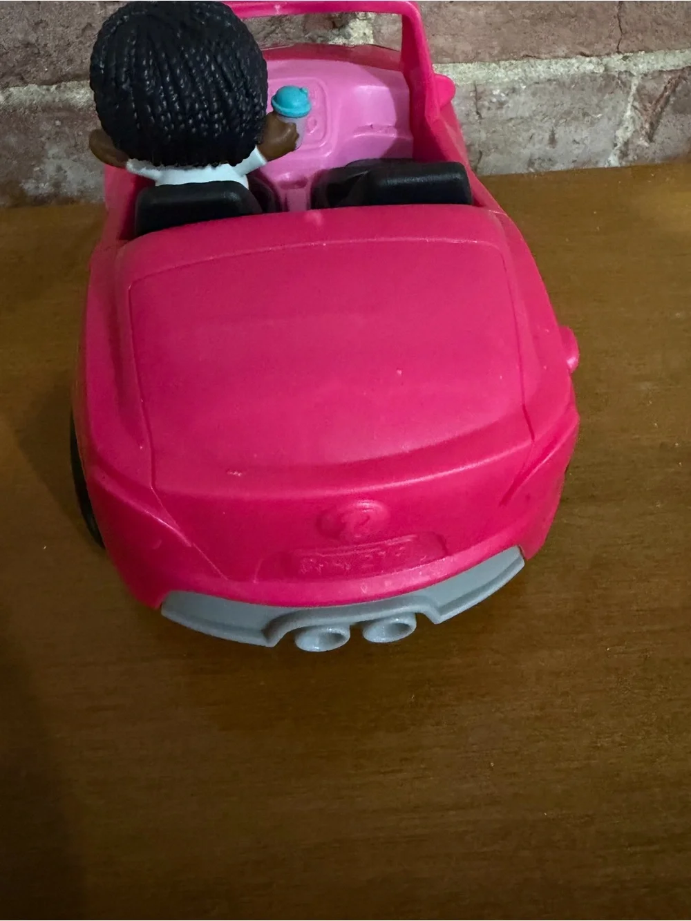 Little People Barbie Hot Pink Convertible Car with sounds and music